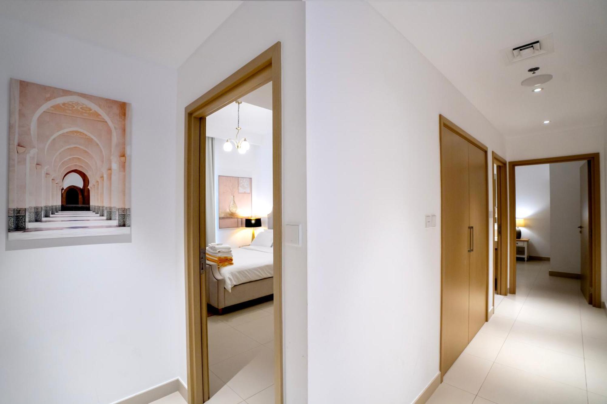 迪拜3Br Haven With Burj Views By Magnoliasvhr公寓式酒店 外观 照片