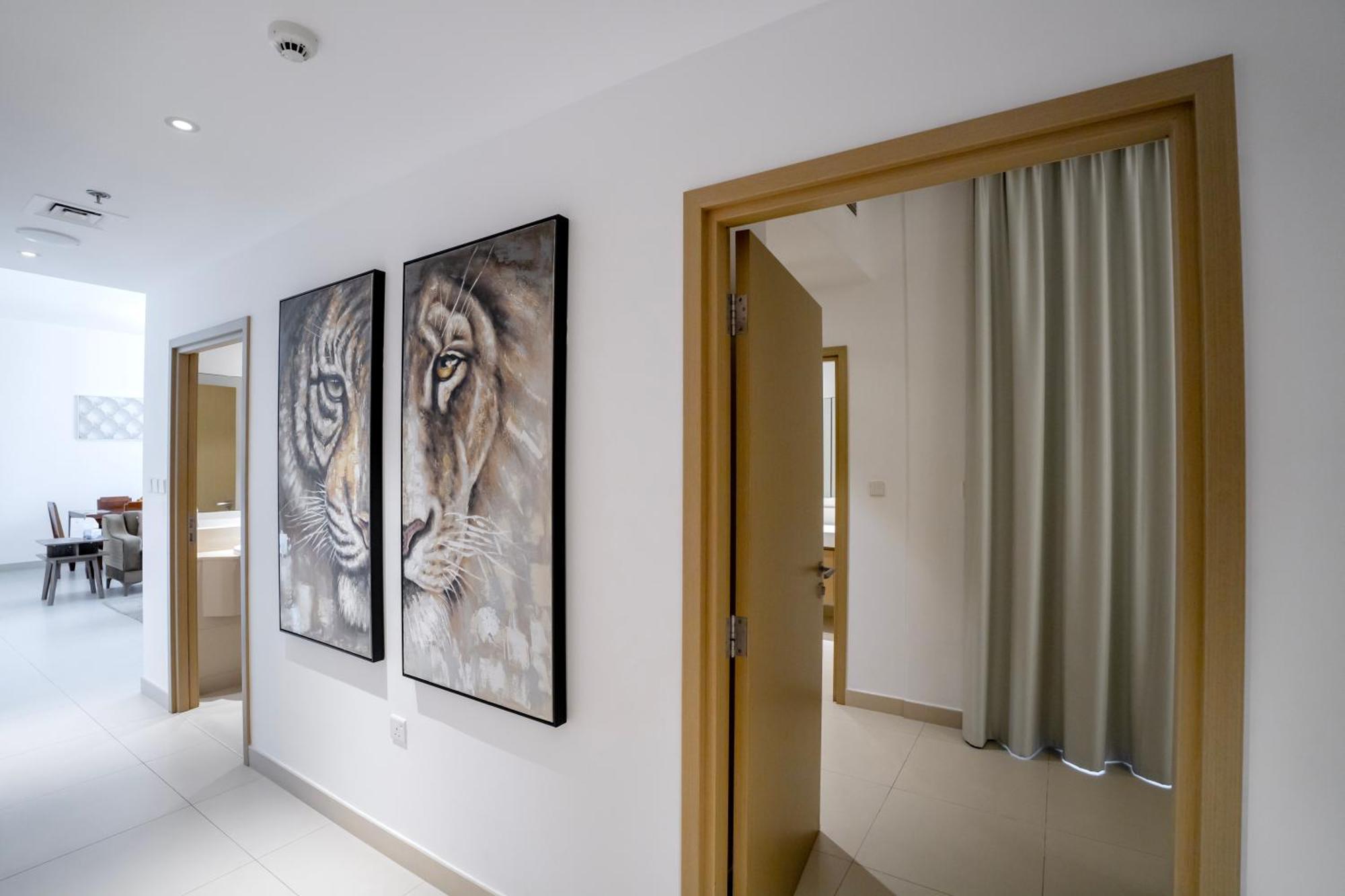 迪拜3Br Haven With Burj Views By Magnoliasvhr公寓式酒店 外观 照片