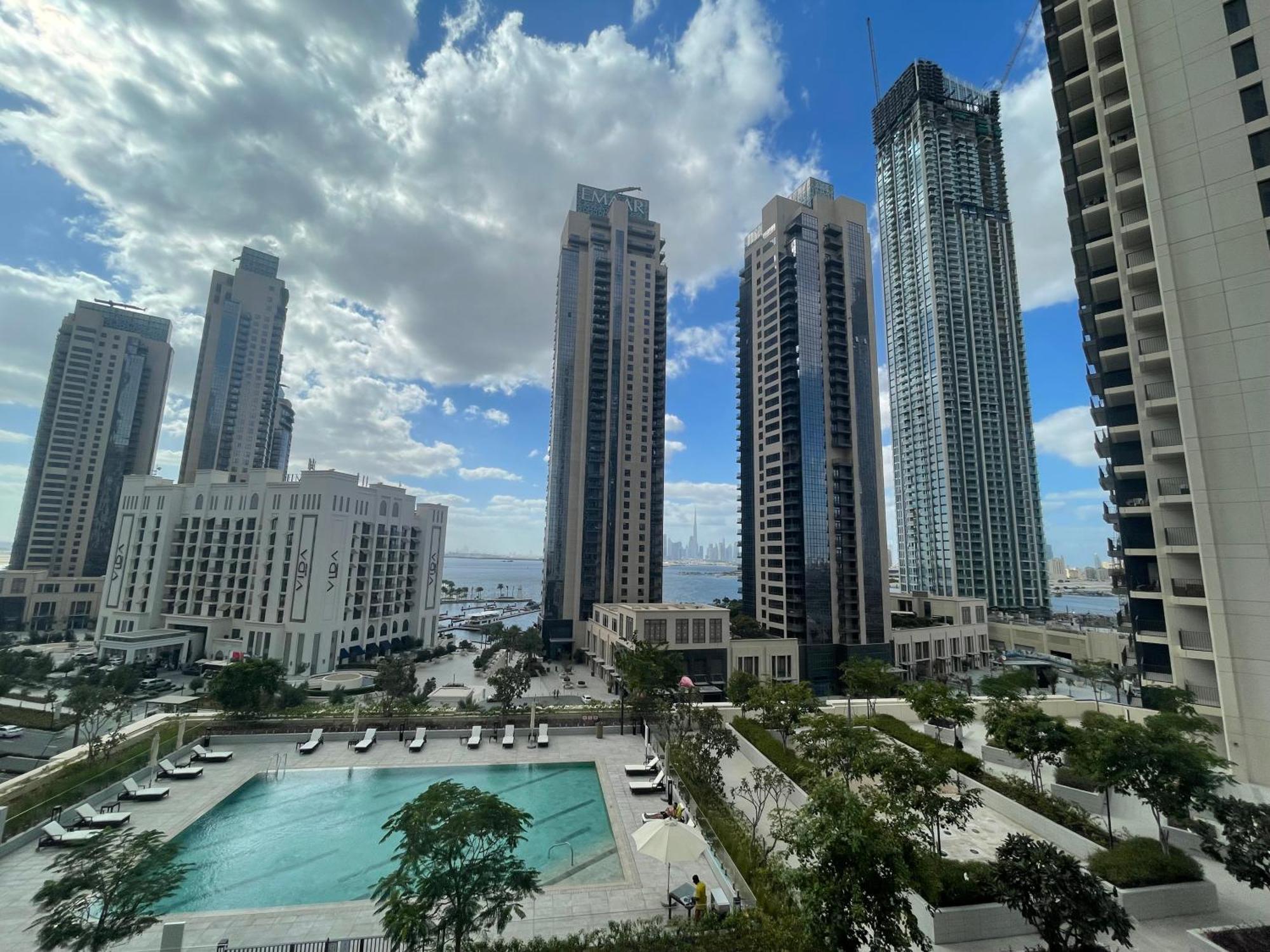 迪拜3Br Haven With Burj Views By Magnoliasvhr公寓式酒店 外观 照片